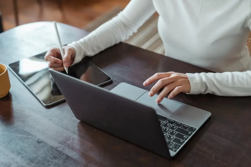 Realtor reviewing an automated lead generation system.