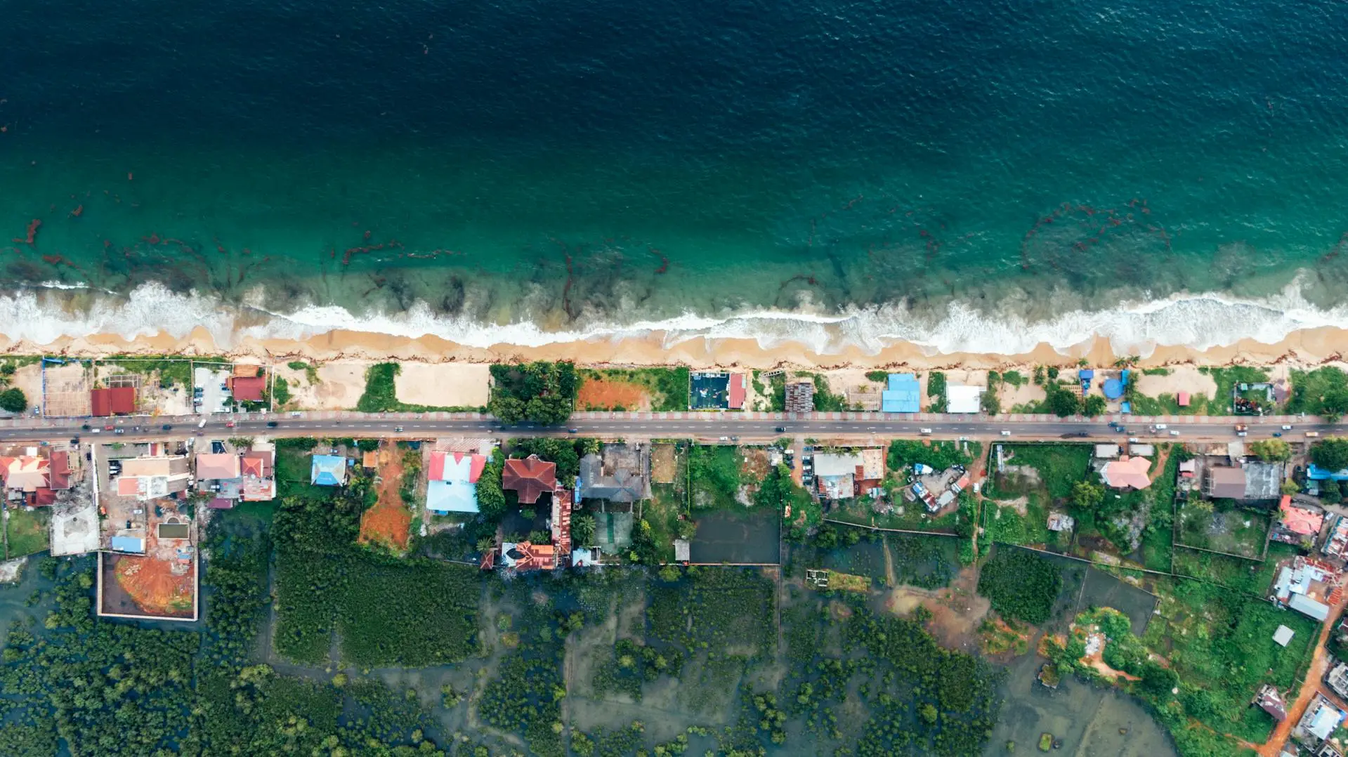 Luxury beachfront homes