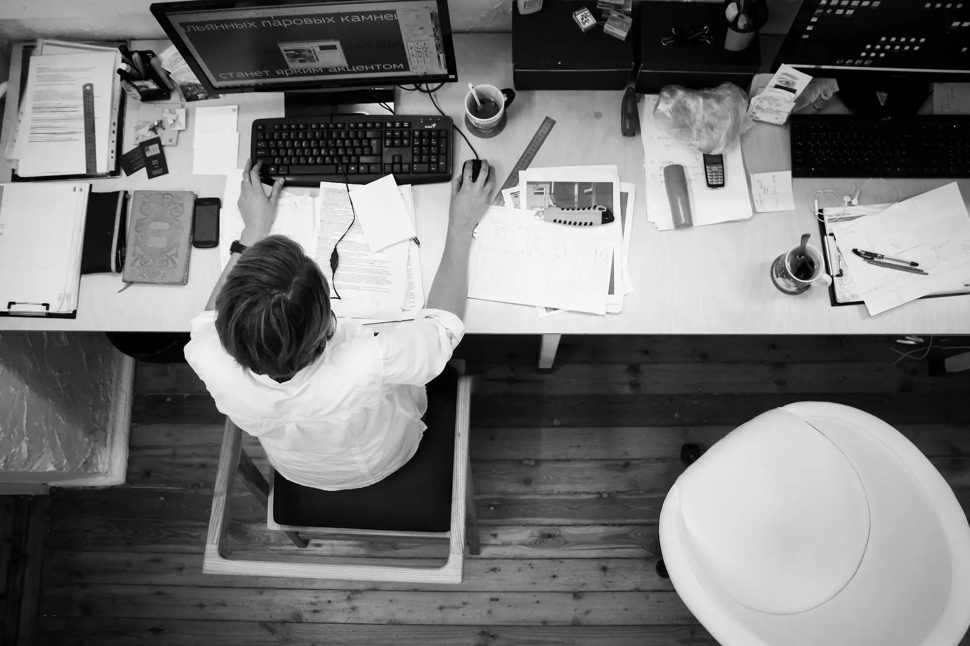 A disorganized to-do list on a cluttered desk