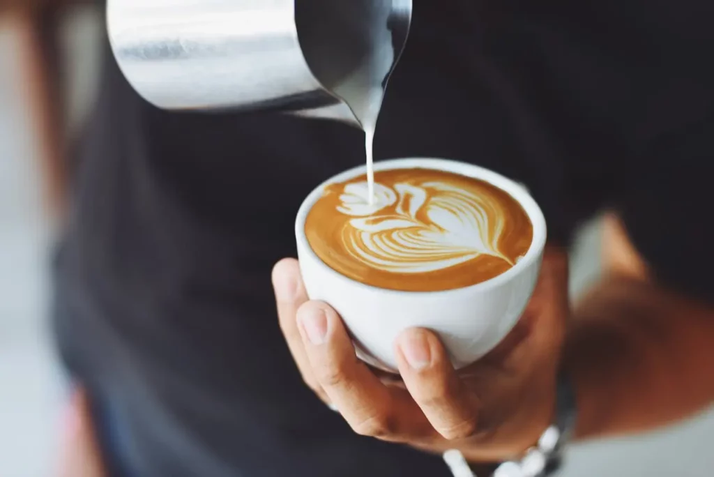 A relaxed realtor taking a coffee break